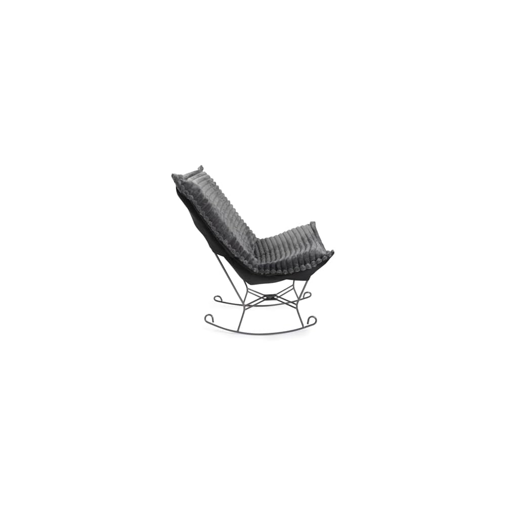 Howard Elliott Collection Puff Rocker Shar Pei Charcoal/Black