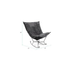 Howard Elliott Collection Puff Rocker Shar Pei Charcoal/Black