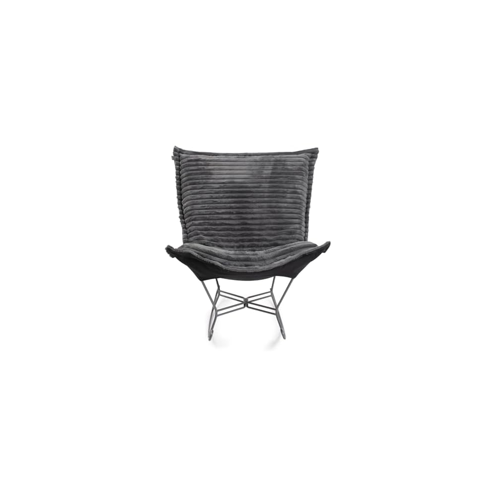 Howard Elliott Collection Puff Rocker Shar Pei Charcoal/Black