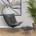 Howard Elliott Collection Puff Rocker Shar Pei Charcoal/Black